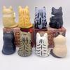 Jinart L'Isola dei Gatti Portachiavi Ciondolo Gatto Cartone Animato Carino Giocattolo Ornamenti Regalo Creativo per Auto