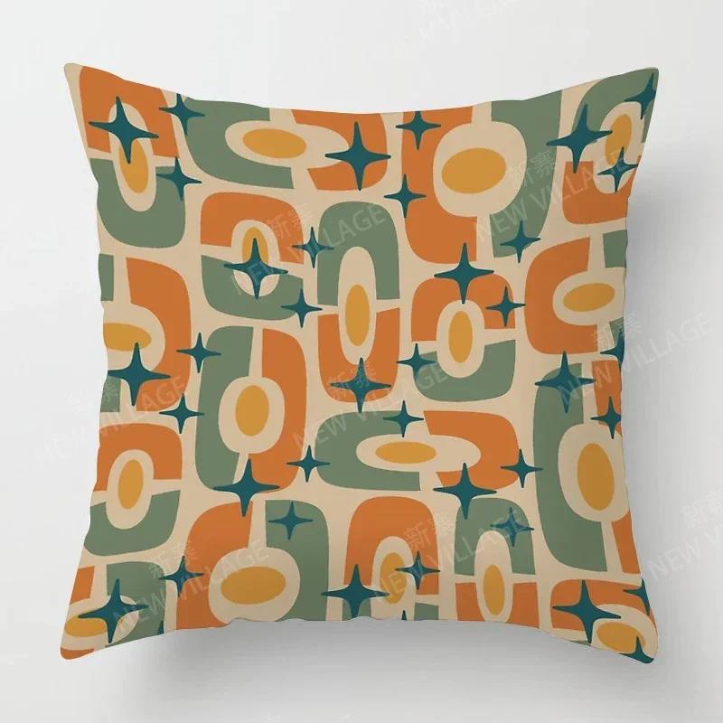 Nordic Fall Home Decor Autumn Throw Pillow Case Sofa Cushion Cover Modern  Geometry