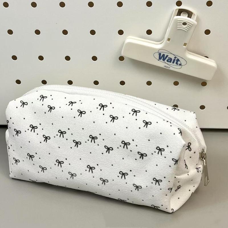 

Cute Bow Pencil Box Cartoon Cat Large Capacity Pencil Case Multifunctional Storage Bag School Office Stationery Student Gifts