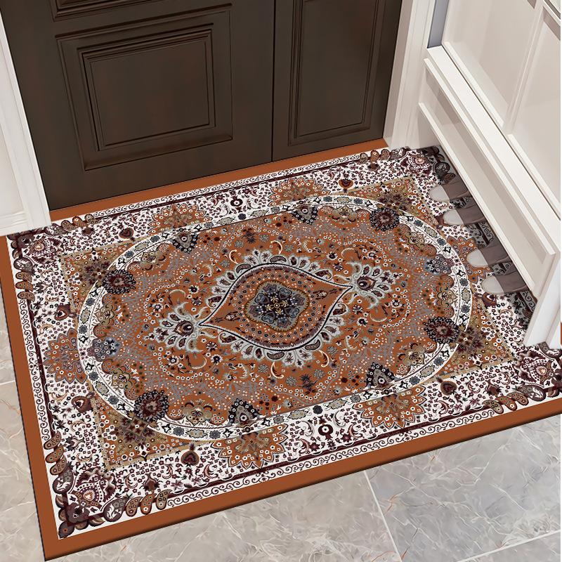 Vintage Living Room Carpet Ethnic Style Bedroom Bedside Carpet Hotel Homestay Fully Carpeted