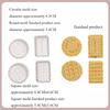 1set 3D Cookie Molds ABS Press Cutters Sandwich Cookie Stamps Baking Utensils Cookie Cutters Embossing Cupcake Bases
