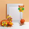 Cute Felt Animal Ornaments Diy Hedgehog Leaves Autumn Craft Kit Autumn Handmadethanksgiving Decorations Used For Party