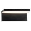 Garden Facade Wall Lamp Tesa Q Led 10W Ip54 4000K Black Goldlux