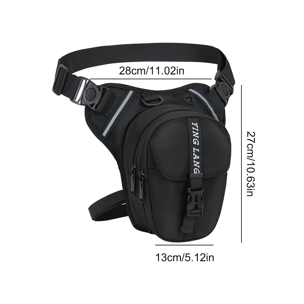 Motorcycle Leg Side Bag Multifunction Motorbike Waist Leg Bag Men Women Hip Bum Pack Fashion Casual Chest Bag Sports Fanny Pack