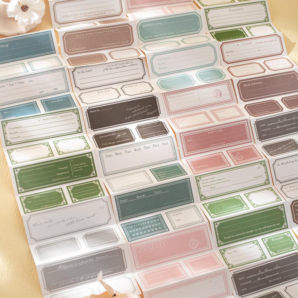30pcs Basic Border Papers, Journal Background Supplies, DIY Scrapbooking Base Layers