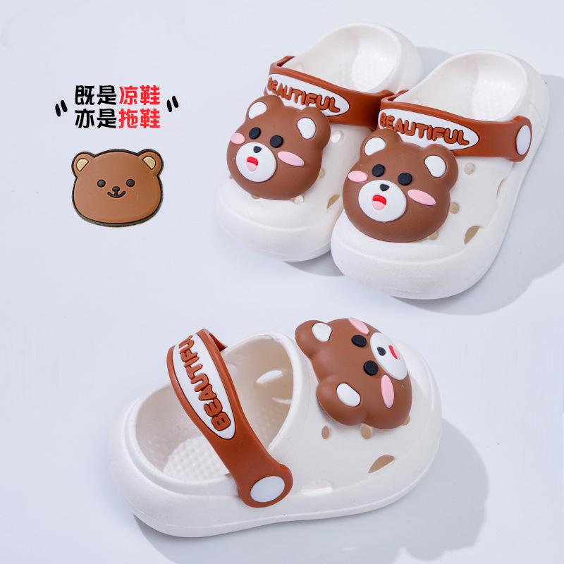 Pantofole antiscivolo per bambini, zoccoli da cartone animato per bambine, scarpe per gattonare, scarpe chiuse per bambini piccoli, scarpe per bambini adatte per l'uso all'aperto, per