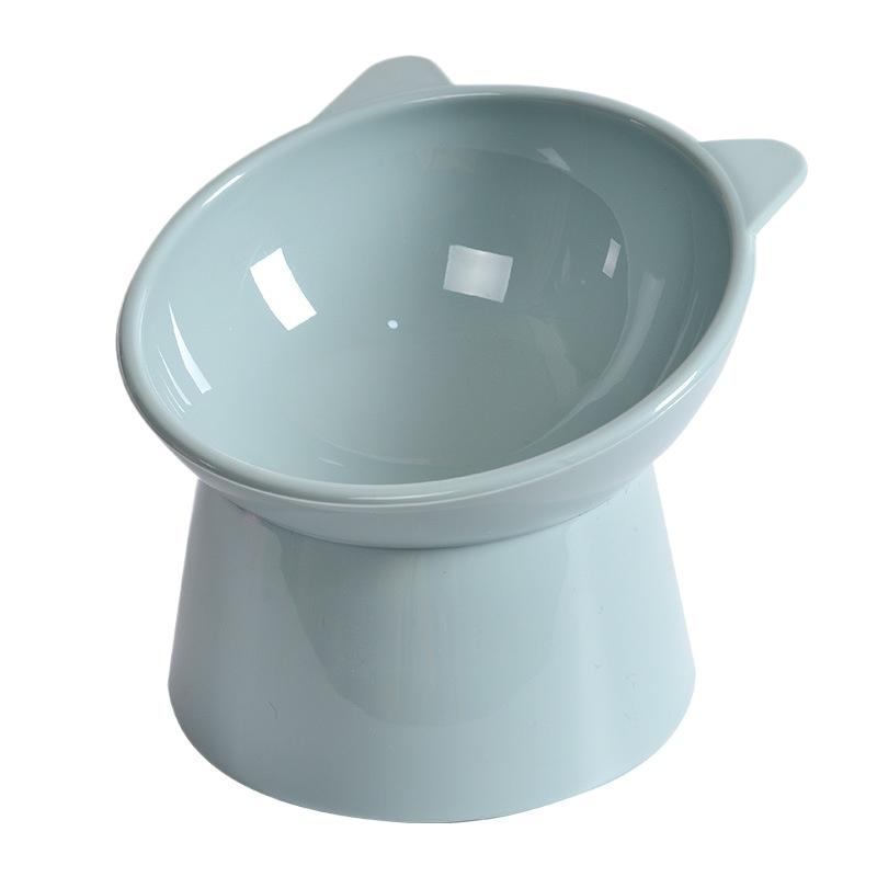 

Миска для питомца на высокой ножке с наклонным краем для защиты шеи Кошачья миска Нескользящая Защита от проливания Миска для кошки Миска для собаки Миска для корма для собаки Товары для питомцев