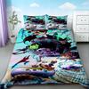 Luffy Duvet Cover Set One Piece Anime Cartoon Bedding Set Quilt Cover Comfortable For Bedroom Dormitory Teens Gifts