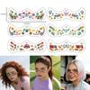 6 Sheet/Piece 2026 Soccer Temporary Face Tattoo Stickers, Sports Event Fan Cheer Up Makeup Decor Waterproof Body Stickers