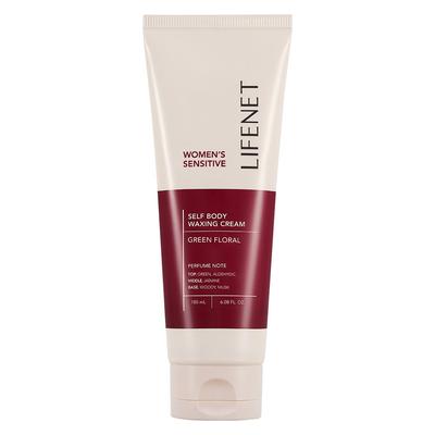 Lifenet Damen Hypoallergene Selbst Körperwachs Enthaarungscreme 02 Damen Sensitiv, 180ml, 1 Stück