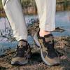 Herren Outdoorsport-Schuhe Anti-Rutsch Freizeit Atmungsaktiv Bergsteigerschuhe Große Größe Bequem Gummi-Außensohle Alle Jahreszeiten