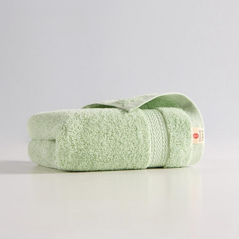 Pure cotton thickened face washing household towel, all cotton absorbent and soft shower face towel