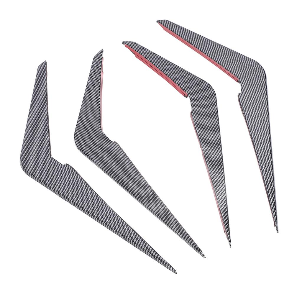 4 Stuks Voorbumper Zijventilatie Sierkap Canard Mistlicht Frame Canard Vervanging voor X5 G05 LCI M Sport 2023 en Later