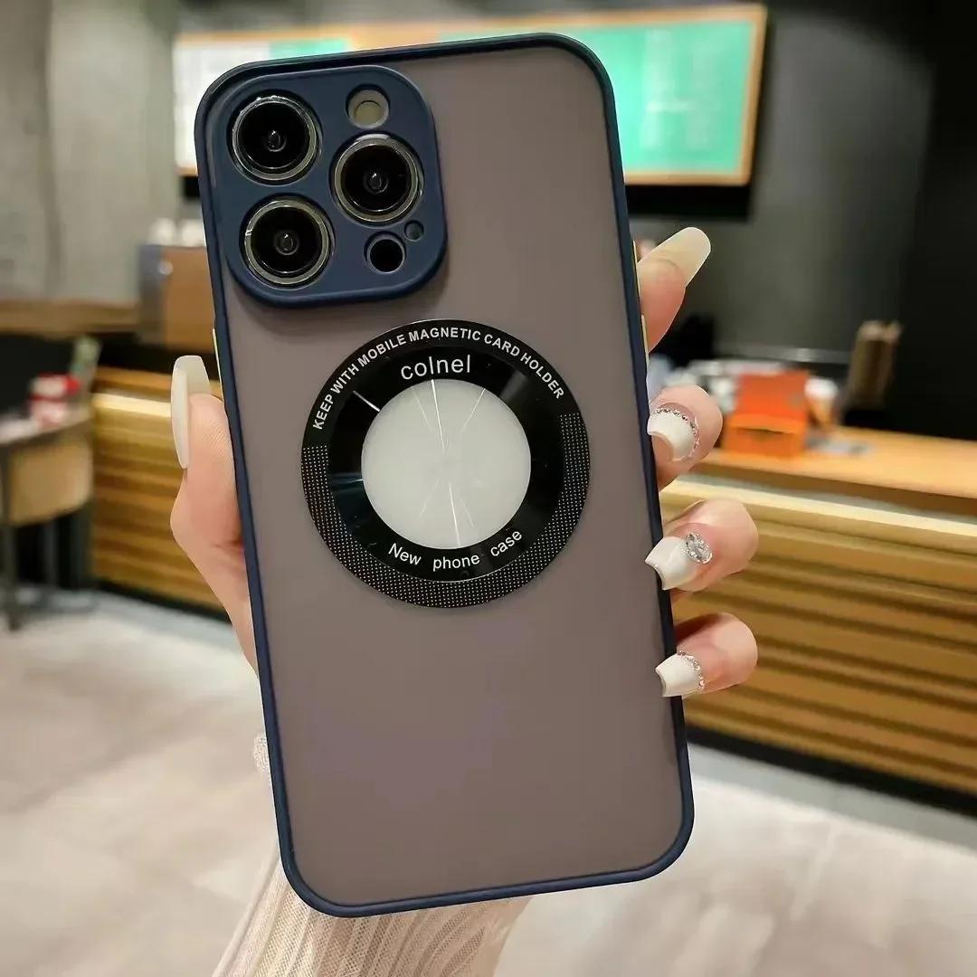 

Магнитный чехол Magsafe Funda для iPhone 12 11, чехол для iPhone 15 13 14 Pro Max 12 13 Mini 14 Plus, чехлы Fonda в виде ракушки For iPhone 15 Pro