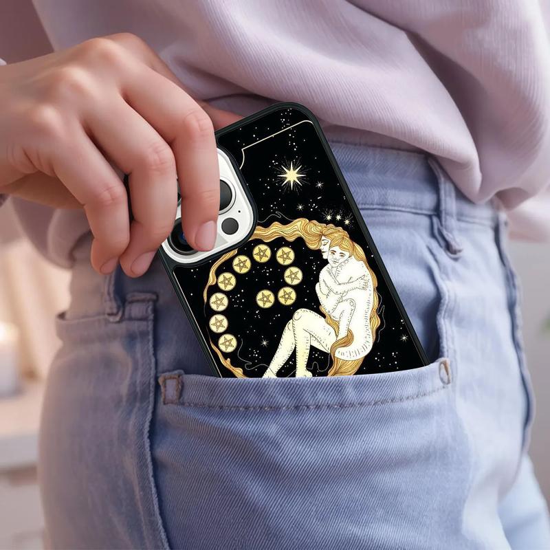 Holy Girl Tarot Capa Phone Case For iPhone 17 Air 15 16e 14 13 Pro Max Coque 12 11 Pro Max PLUS cover