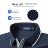 MONTAGUT Men's Mulberry Silk Polo Shirt