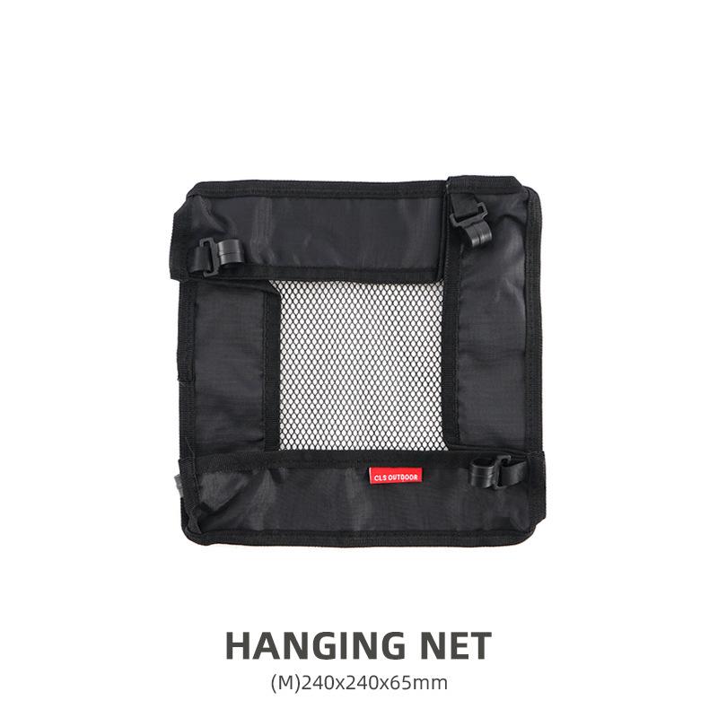 Outdoor Folding Picnic Table with Hanging Storage Net and Bag