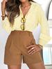 Long Sleeve Button Down Shirt with Striped Pattern in Multiple Colors