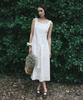 Aau Pleated Sleeveless Dress_Off-White