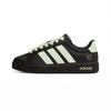 Adidas STREETTALK Dark Chocolate Mint Synthetic Leather Abrasion Resistant Breathable Low top Skateboard Shoes Unisex JP8276(Team2409-SBOX)