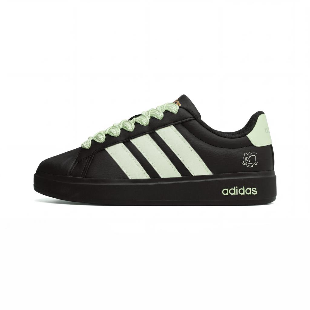 Adidas STREETTALK Dark Chocolate Mint Synthetic Leather Abrasion Resistant Breathable Low top Skateboard Shoes Unisex JP8276(Team2409-SBOX)