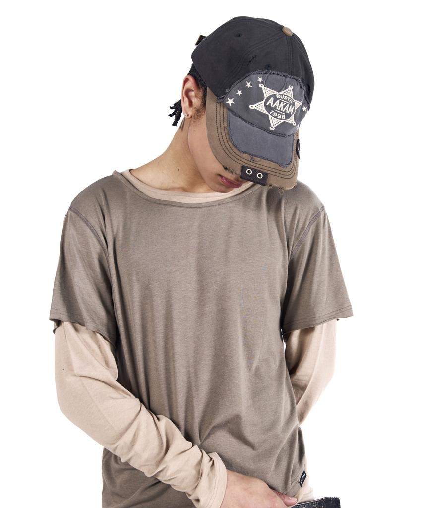 AAKAM Rustic Sheriff Ball Cap (Dark Gray)