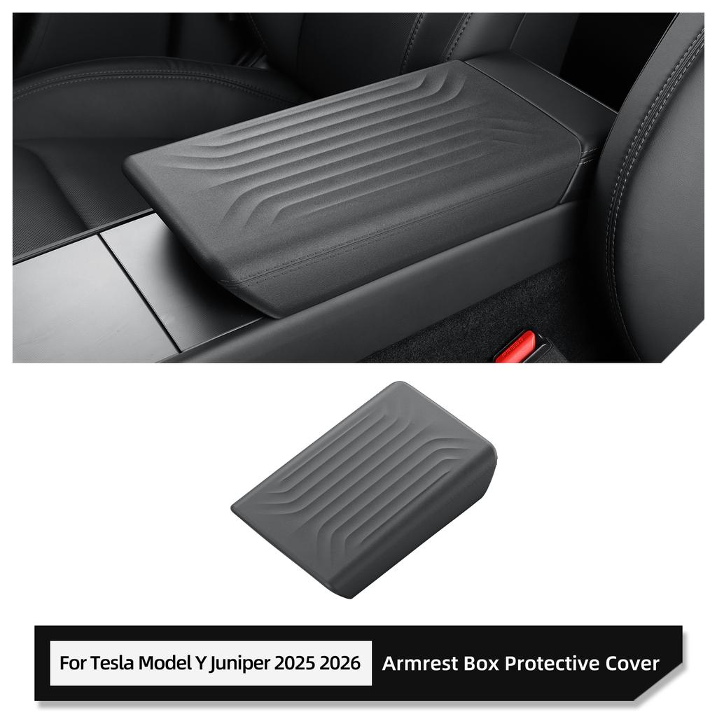 YZ for Tesla Model 3 Highland Y Juniper TPE Central Armrest Pad Soft Case Armrest Box Protective Cover Anti-scratch Accessories
