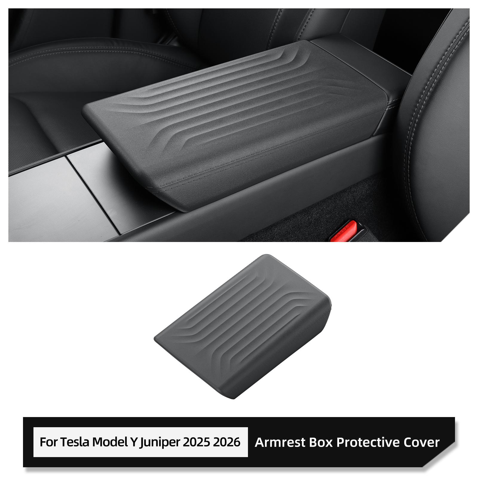 

for Tesla Model Y Juniper/Launch 2025 Armrest Box Protective Cover Central Control Armrest TPE Protector Mat Car Accessories