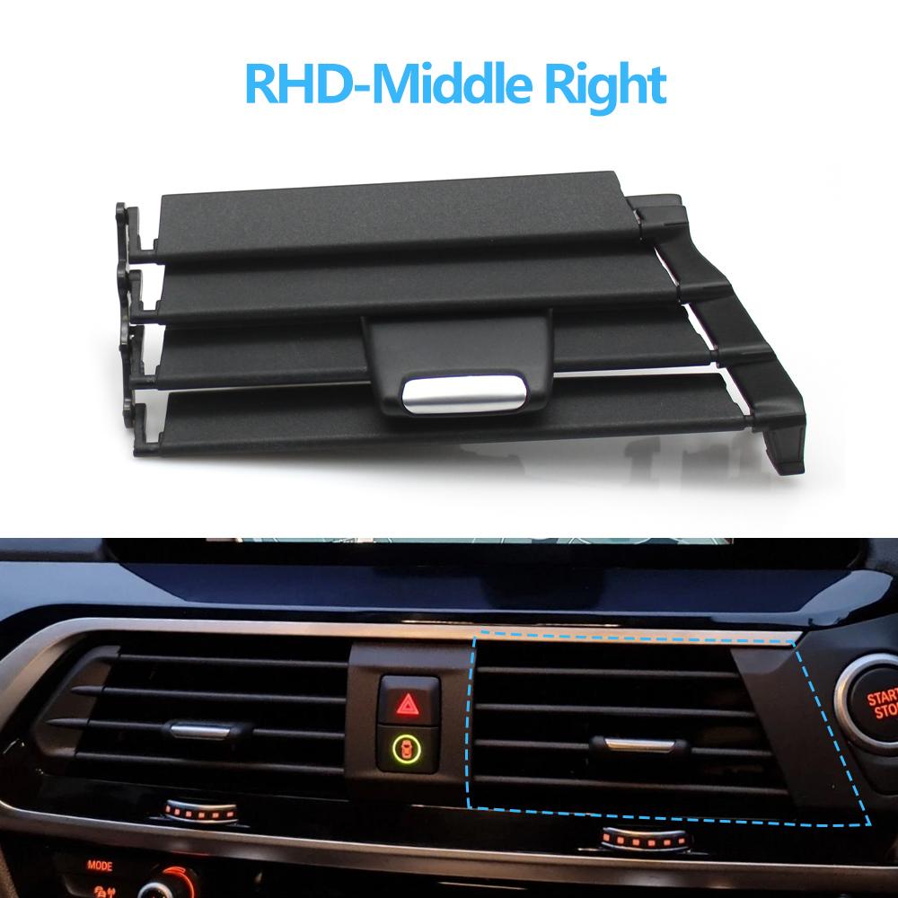 Car Central Air Vent Grille Repair Kit Middle AC Vent Outlet Grille For BMW X3 X4 X3M X4M G01 G02 F97 F98 2017-2021