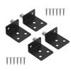 Pack of 4 Stainless Steel Rotating Corner Brackets for Furniture and Construction With High Corrosion Resistance