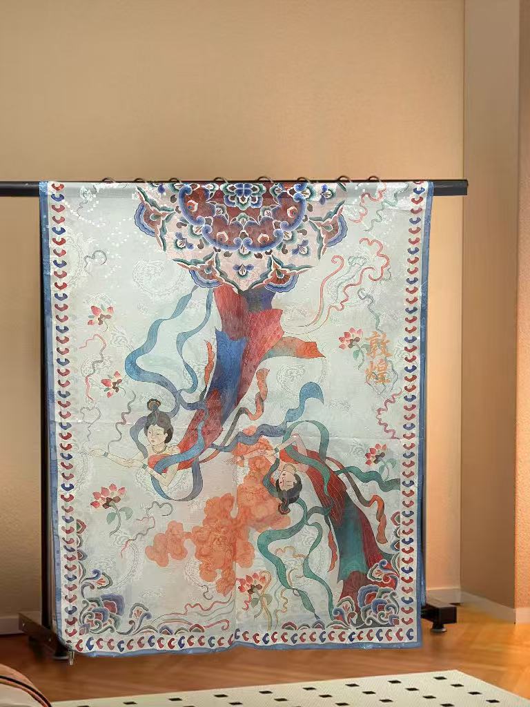 

Xiangyun Срезной цветок Ручной работы Завивка Односторонний Тонкий стиль Популярный Национальный стиль Жаккардовый Высококачественный Универсальный Шелковый шарф 180X70 см Шаль 180*70