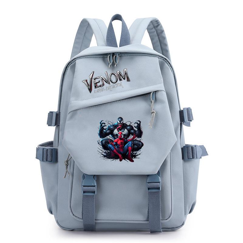 3 Piece School Backpack Set for Students Large Capacity Oxford Cloth Schoolbag with Shoulder Strap and Pencil Case