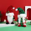 Christmas Rudolph Gnome Doll with Sequin Hat - Festive Faceless Ornament