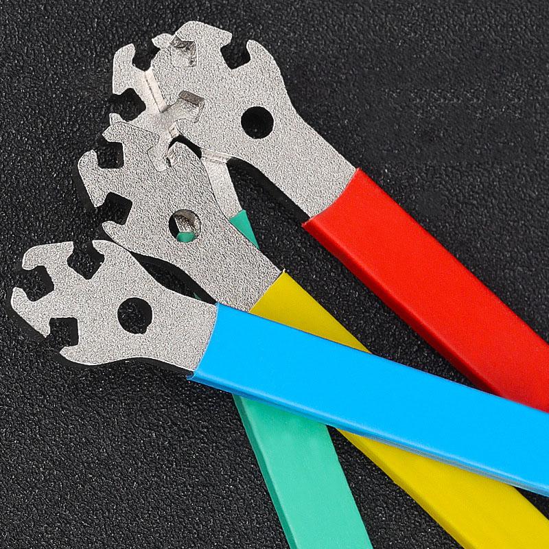Stainless Steel Mountain Bicycle Spoke Wrench Anti-slip MTB Cycling Bike Rim Wheel Spoke Wrench Tension Correction Repair Tools