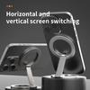 All Metal Magnetic Phone Stand Rack Featuring Double Side Design And Adjustable Angle With Flexible 360 Degree Rotation