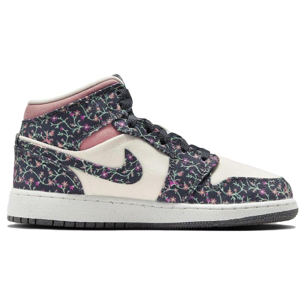 Jordan 1 Mid SE Floral GS FJ3451-001