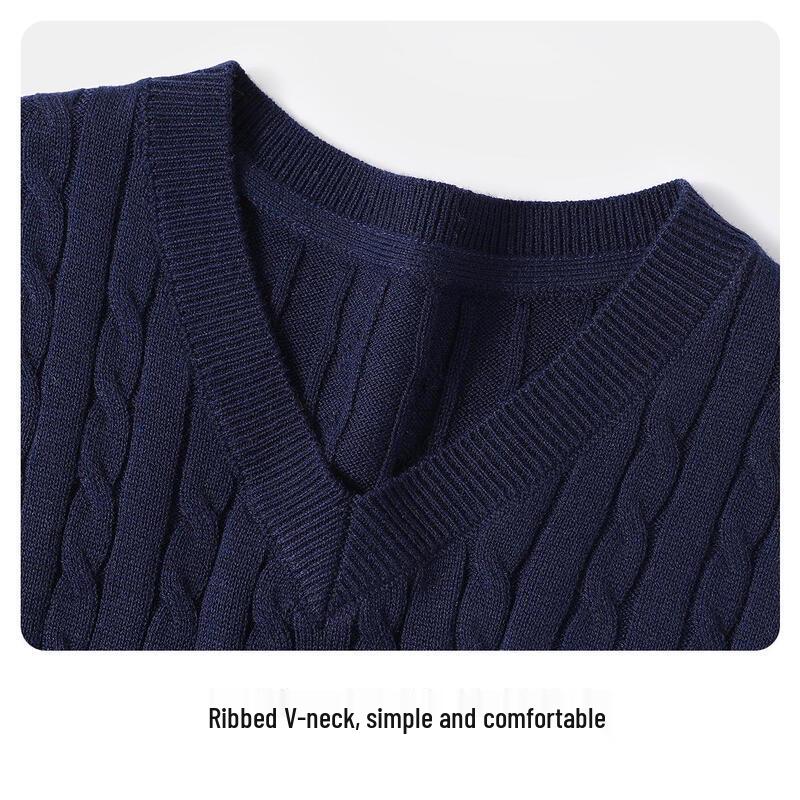 Navigare Kids' V-Neck Twist Knit Vest