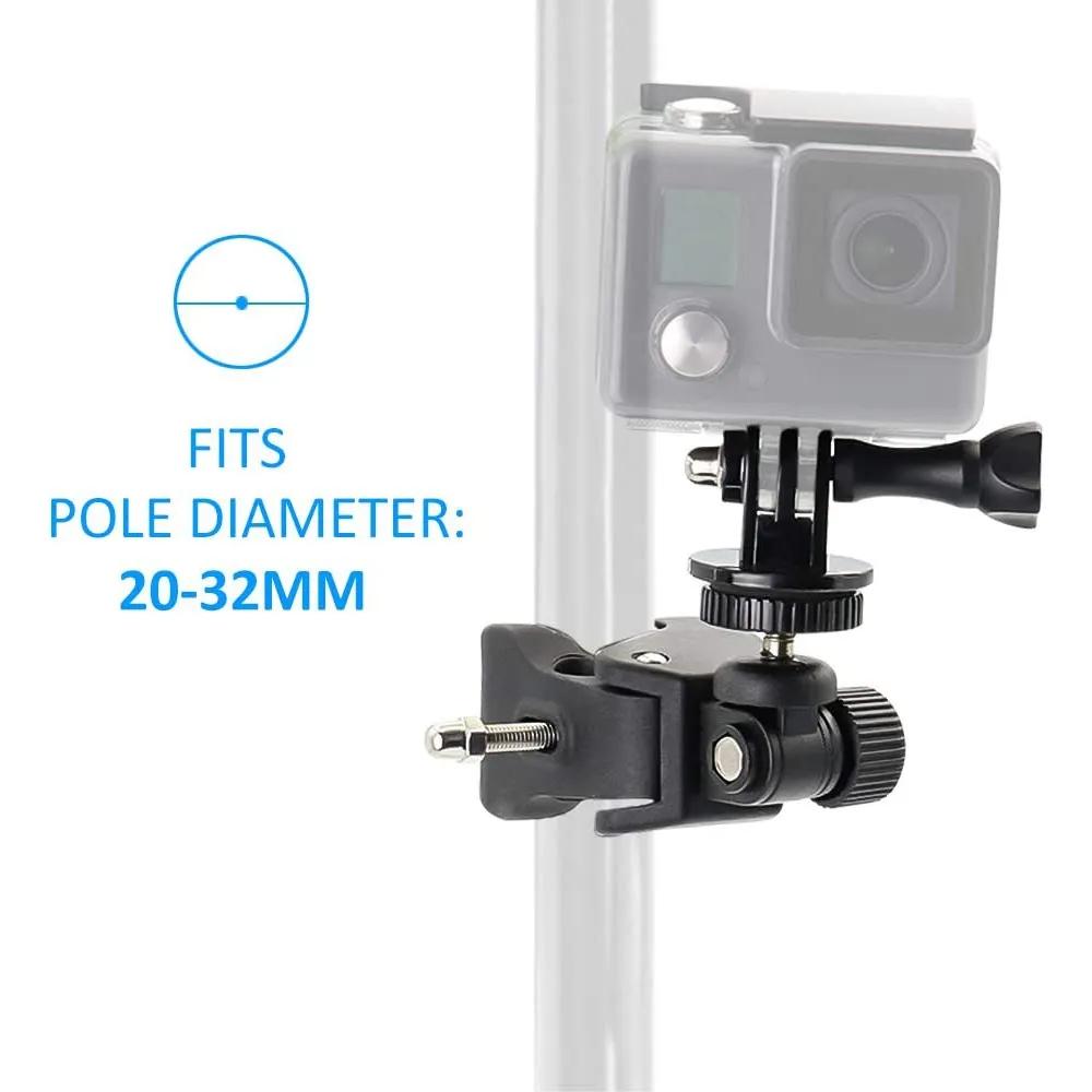 For Insta360 Ace Pro Bicycle Motorcycle Handlebar Mount Bracket for GoPro 12 11 DJI Action 4 3 Holder Action Camera Accessories