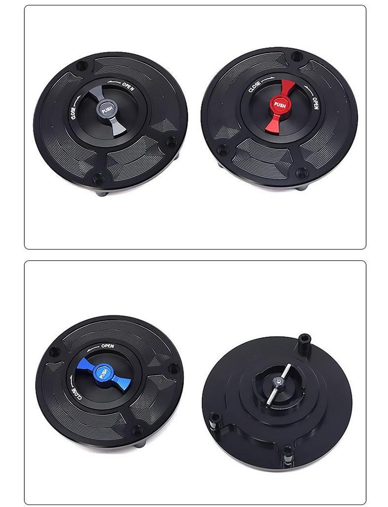 SH-L6010 Quick-Release Fuel Tank Cap: Aluminum Alloy Accessory for Honda Motorcycle Modification