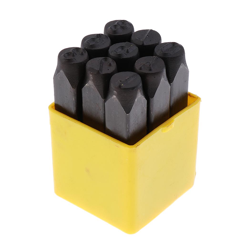 3mm/4mm/5mm/6mm/10mm/12.5mm Stamps Letters Alphabet Numbers Set Punch Steel Metal Tool Craft