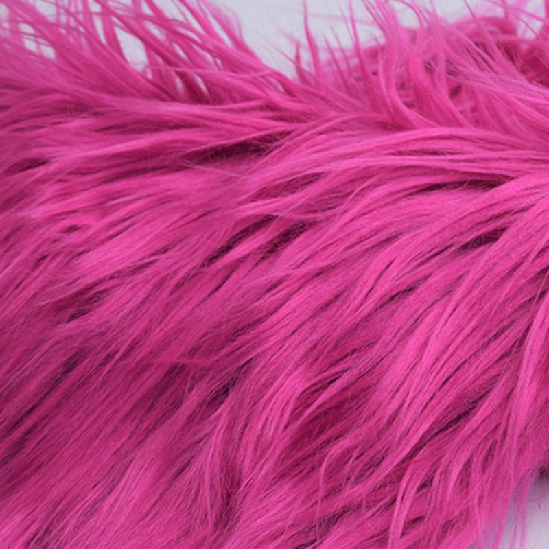 50/100cm Colorful Faux Fur Fabric Imitation Plush Cloth for Patchwork Sewing Material DIY Doll Beard Hair Chair Decorative Cover