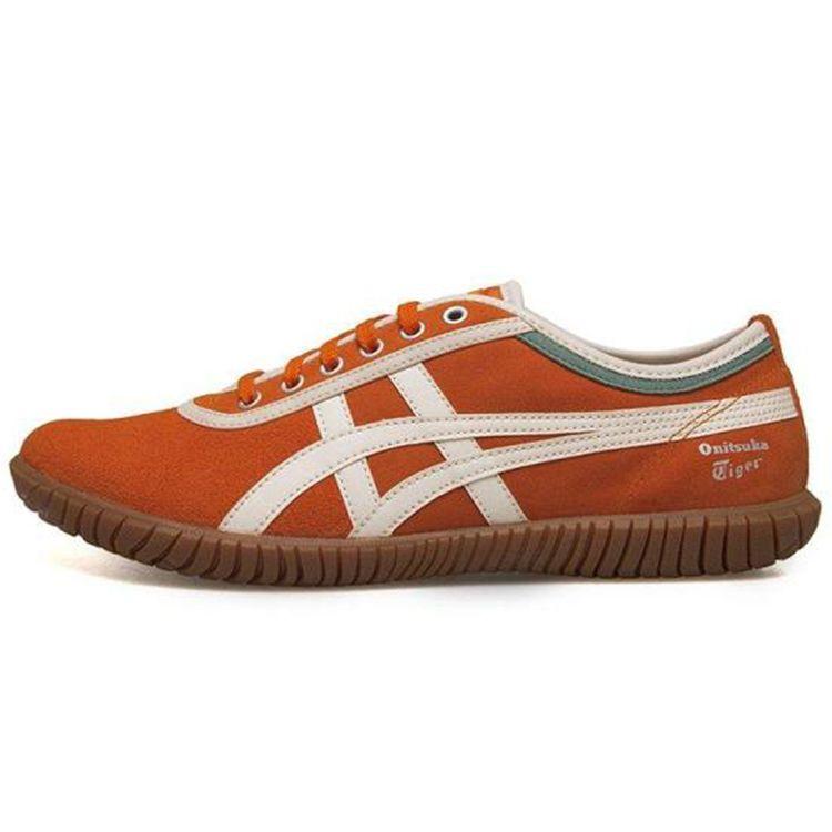 

ONITSUKA TIGER Tsunahiki Ретро Спортивные Кожаные Синтетические Прочные Низкие Повседневные Кроссовки для Бега Унисекс кроссовки Оранжевый 1183A085-800 40.5