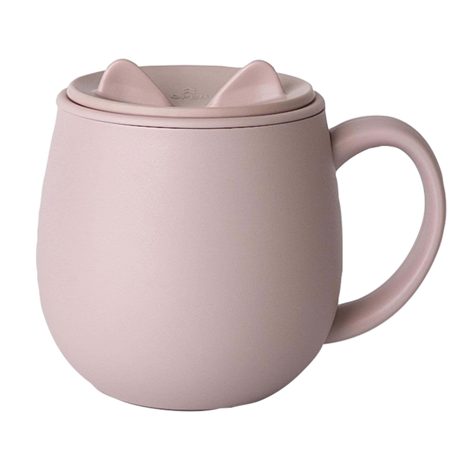 

Poketle Cat Mug, 330ml Stainless Steel Mug with Easy-Open Sliding Lid, Keeps Drinks Hot or Cold, Includes a Protective Cat Donation, Lightweight,