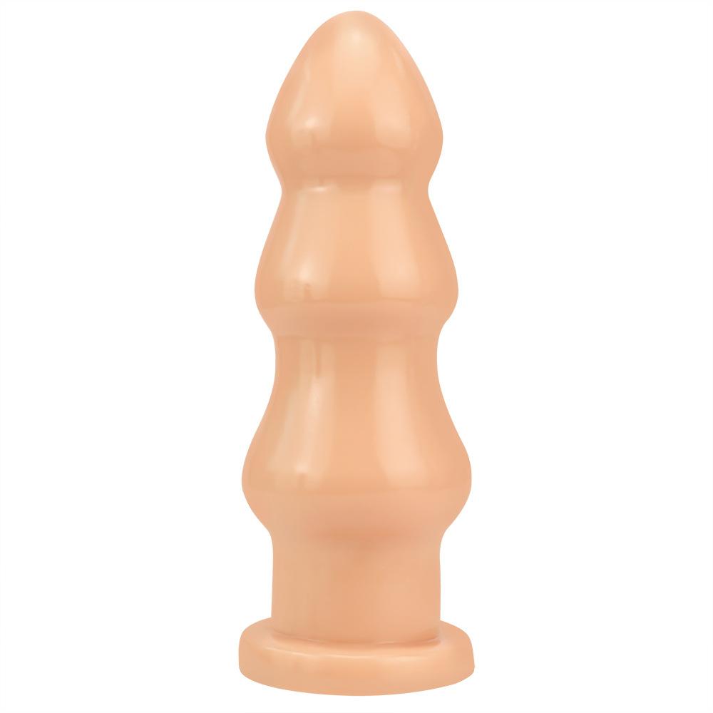 Crystal Clear Anal Beads for Men - Thick Stretching Anal Plug & Realistic Dildo - Discreet Adult Toy