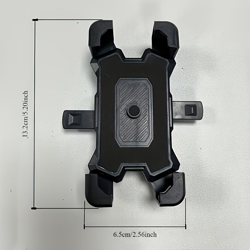 

Heavy-Duty PVC Bike Phone Holder with GPS Mount – Universal for E-Bikes, Motorcycles & Scooters, Cycling Accessory чорний
