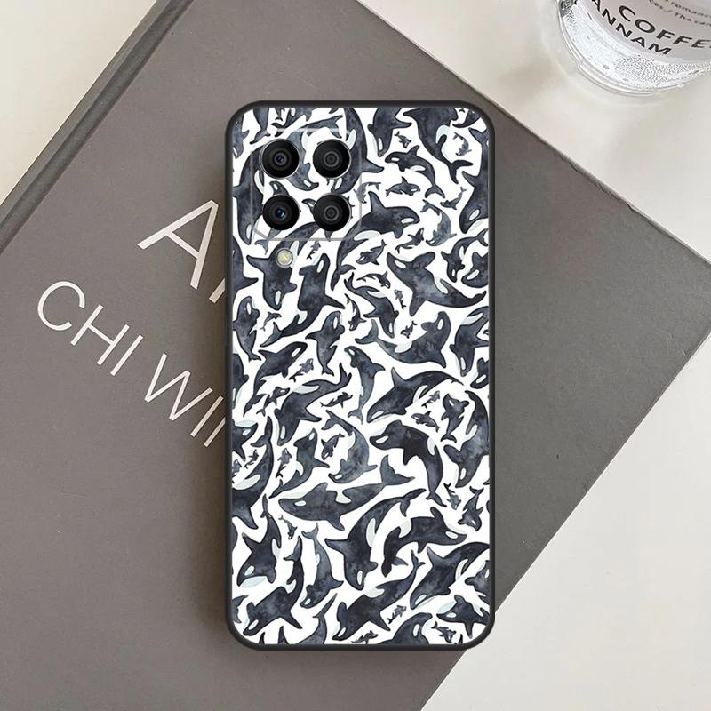 Orcas Whale Case For Samsung Galaxy M31 M11 M34 M13 M53 M51 M14 M54 M12 M32 M52 M16 M36 M56 M15 M35 M55