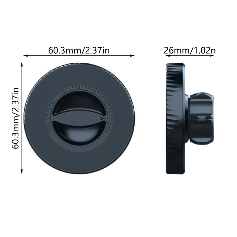 17mm Round Head Hole Holder Magnetic Suction Bracket 360 Adjustable Mobile Holder for Cellphone