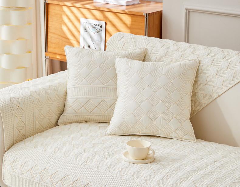 Pure Cotton Sofa Cushion: Four-Season, Non-Slip, Modern Universal Seat Cover, 2024 Edition.