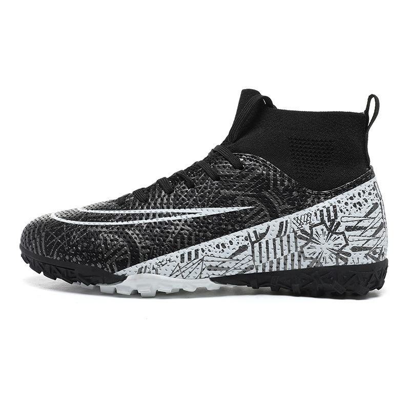Football Shoes Men's Autumn High Top Long Nails Broken Nails Youth and Boys Professional Training 2025
