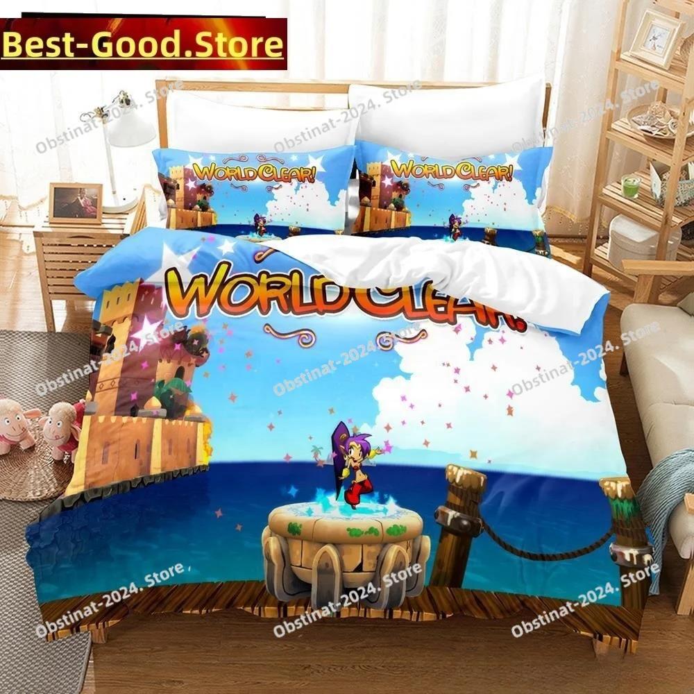 New Shantae Half-Genie Hero Bedding Set Duvet Cover Full Queen King Size Pillowcase Bed Printed Aldult Kid Bedroom Single Twin